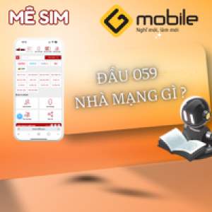 Đầu số 059 nhà mạng gì?