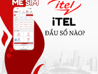 iTel – Sim trẻ trung, data khủng, giá cực rẻ