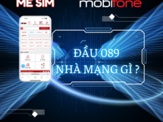 Đầu số 089 nhà mạng gì?